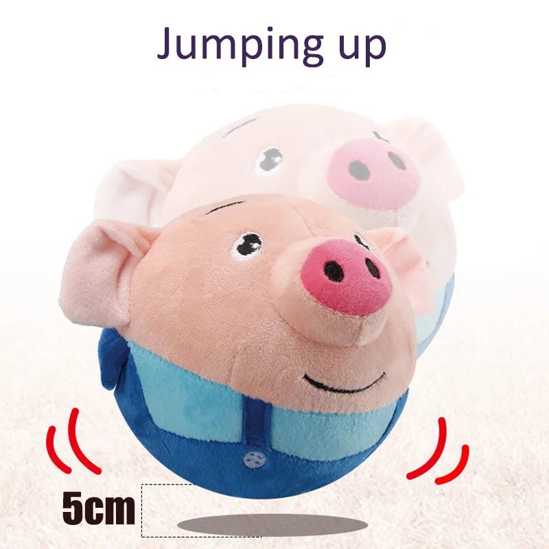 Interactive Piggy Toys Rechargeable Jumping Moving