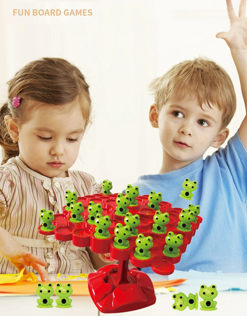 Load image into Gallery viewer, Frogs Balance Tree Kids Toy Parent-child Interaction
