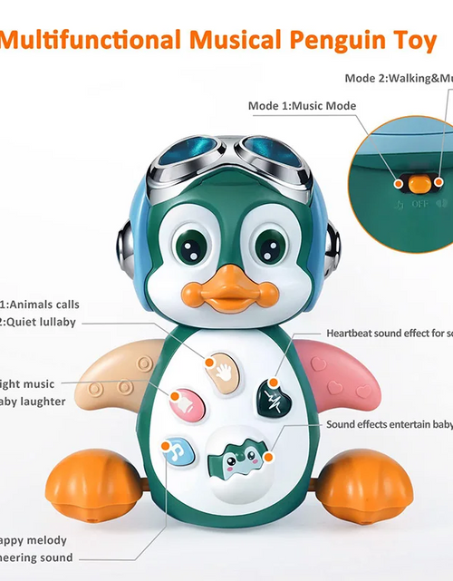 Load image into Gallery viewer, Musical Penguin Infant Moving Walking Dancing Toys
