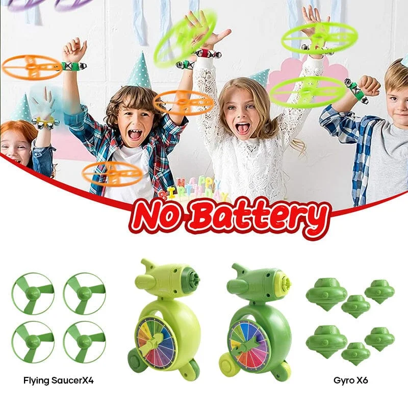 5-in-1 flying disc gyro toy