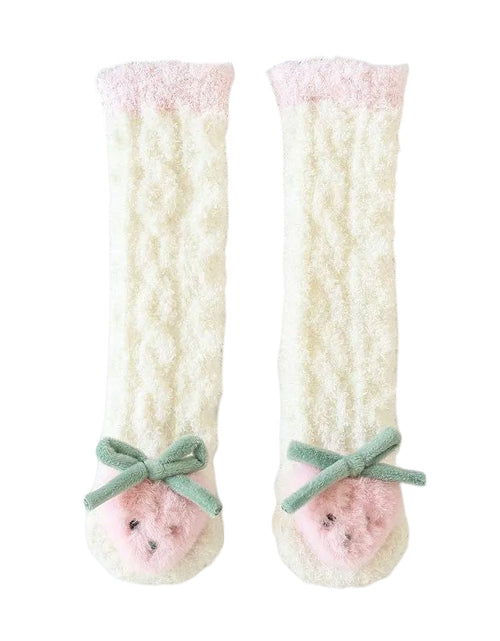 Load image into Gallery viewer, Baby Fluffy Fuzzy Slipper Socks
