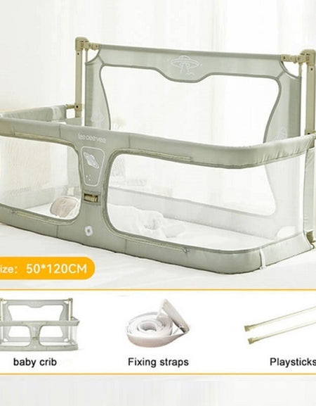 Baby Attach To Bed Bedside Crib Easy Folding