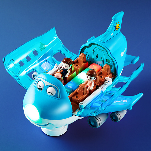 Load image into Gallery viewer, Baby Airplane Toy Musical Toy with Light
