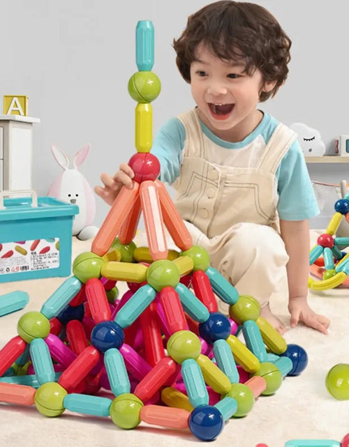 Load image into Gallery viewer, Magic Construction Set Magnetic Balls Stick Building Blocks
