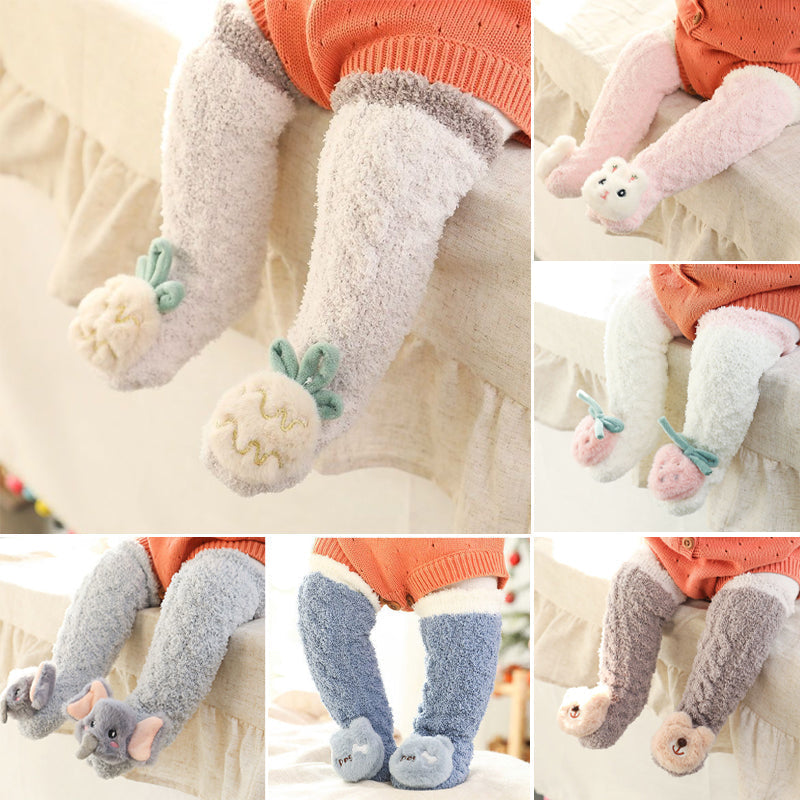 Baby Fluffy Fuzzy Slipper Socks