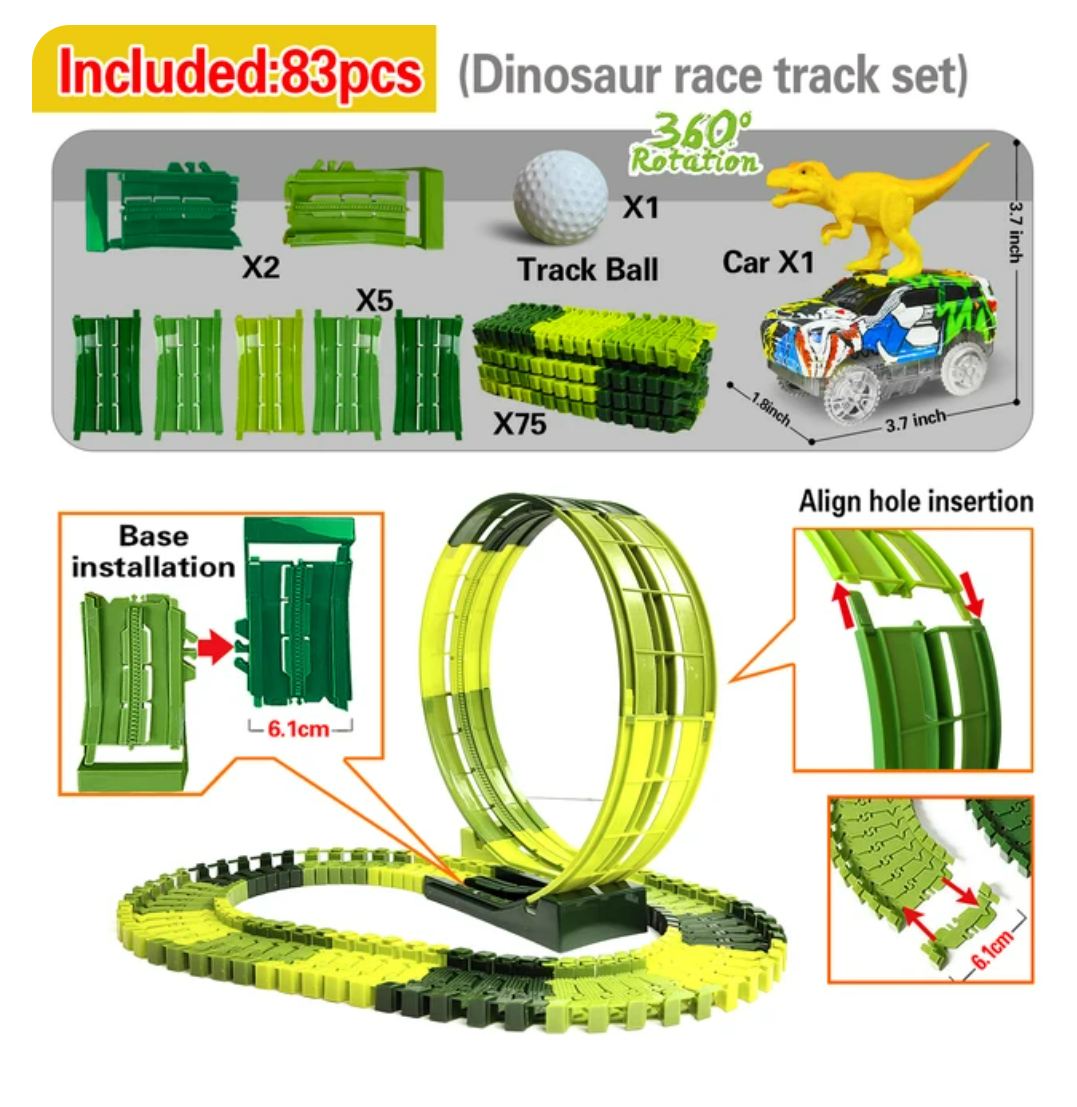 Dinosaur World of Racing Track