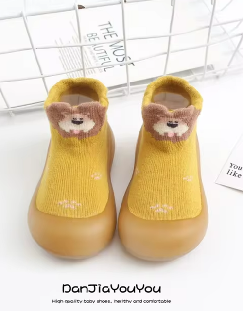 Load image into Gallery viewer, Soft Sole Non-Slip Thick Fleece Thermal Toddler Shoes
