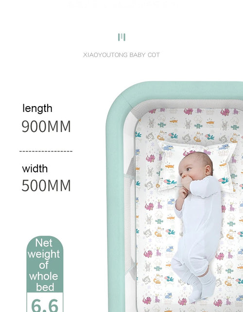 Load image into Gallery viewer, Foldable Rocking Baby Crib
