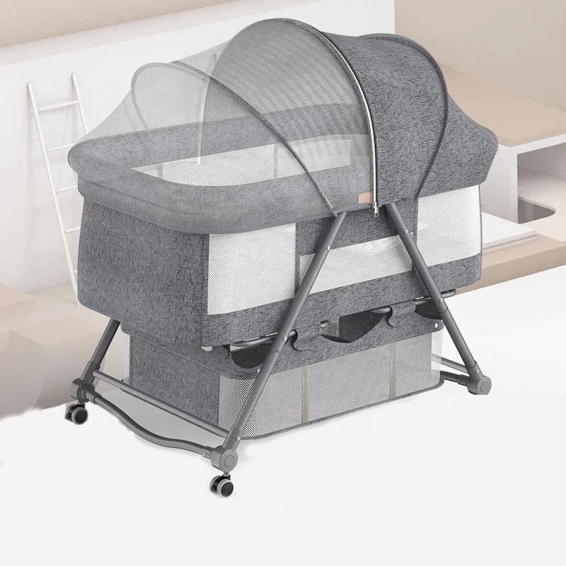 Light Foldable Rocking Baby Crib