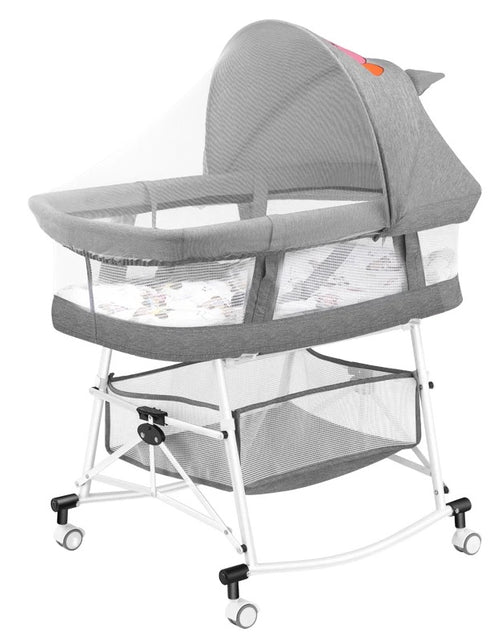 Load image into Gallery viewer, Light Foldable Rocking Baby Crib
