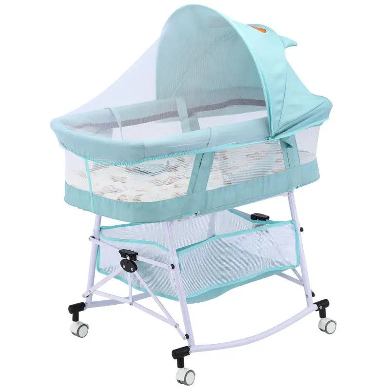 Light Foldable Rocking Baby Crib