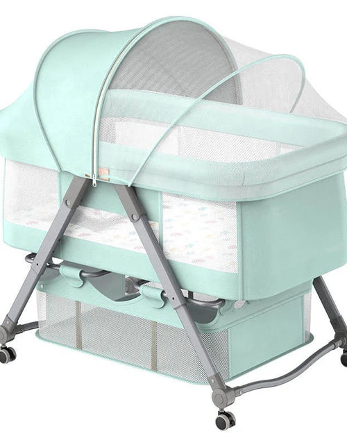 Load image into Gallery viewer, Light Foldable Rocking Baby Crib
