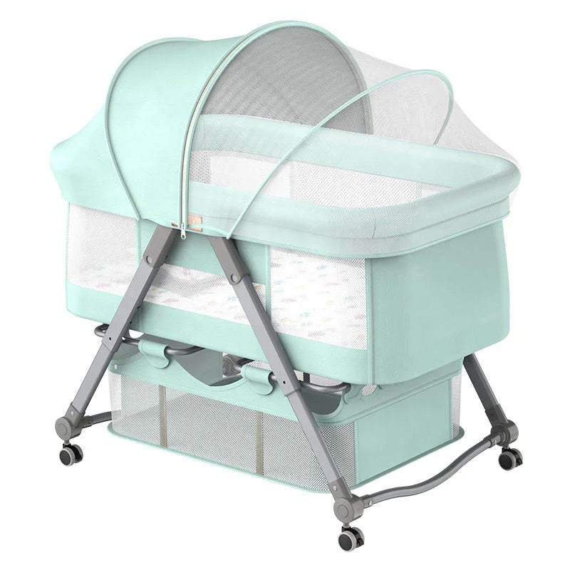 Light Foldable Rocking Baby Crib