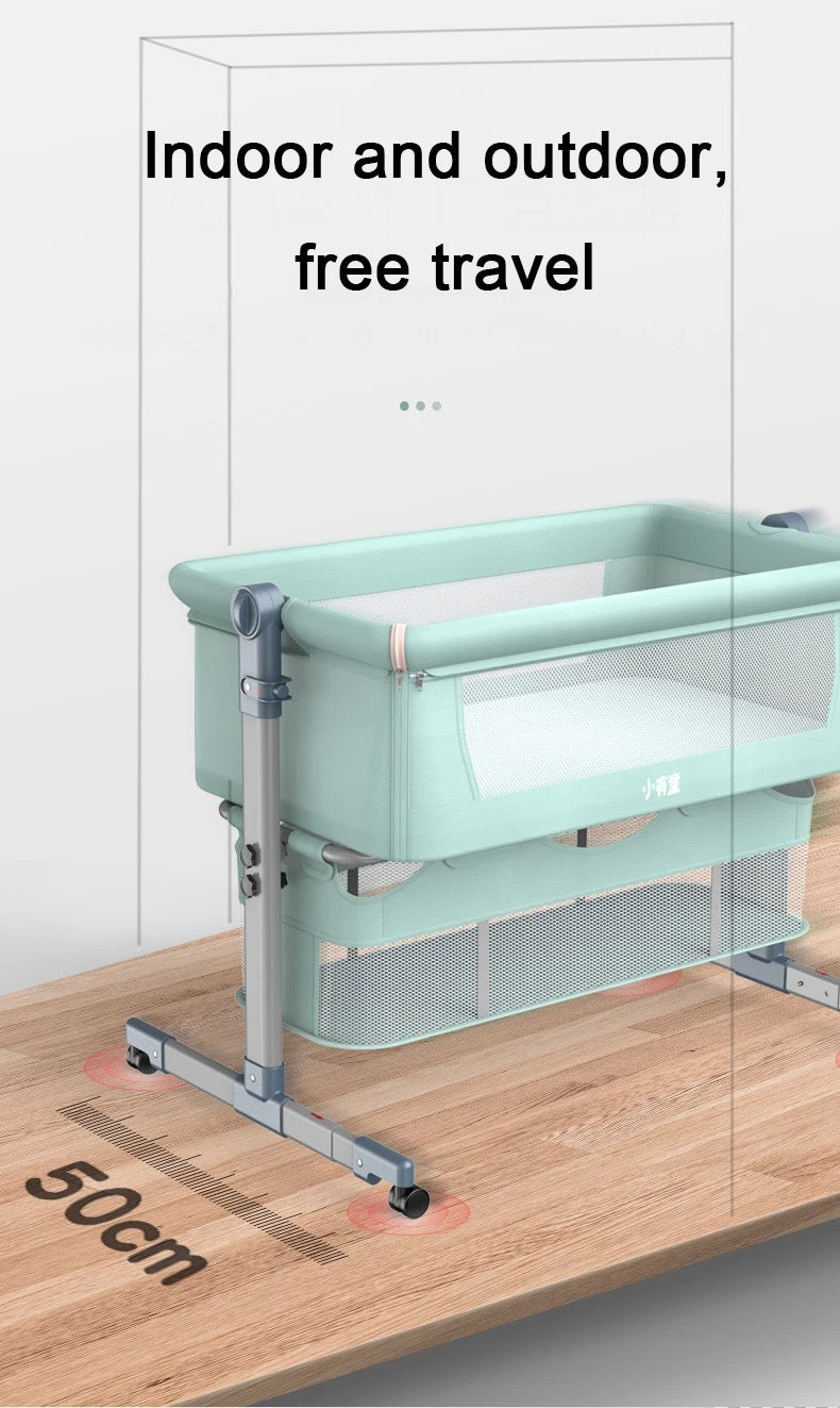 Foldable Rocking Baby Crib