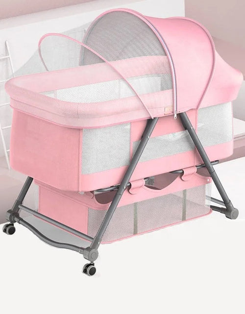 Load image into Gallery viewer, Light Foldable Rocking Baby Crib
