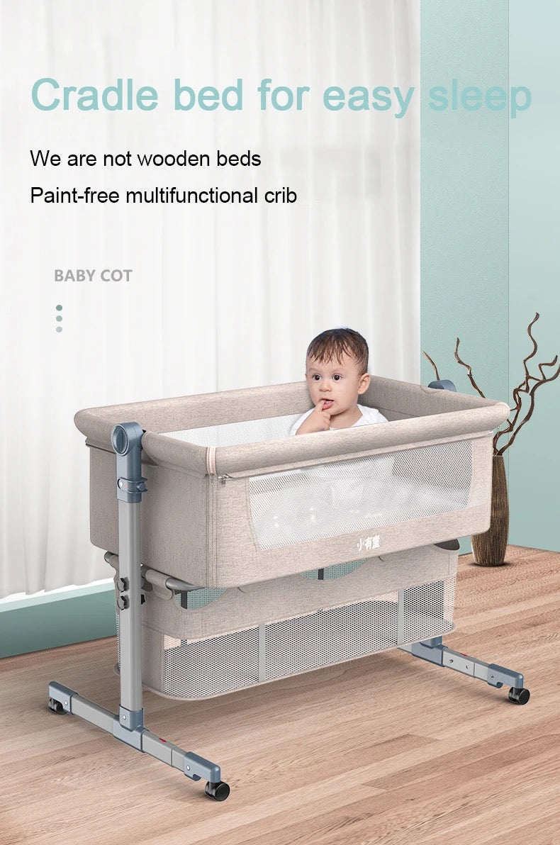 Foldable Rocking Baby Crib