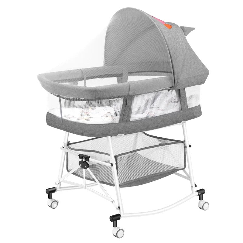 Light Foldable Rocking Baby Crib