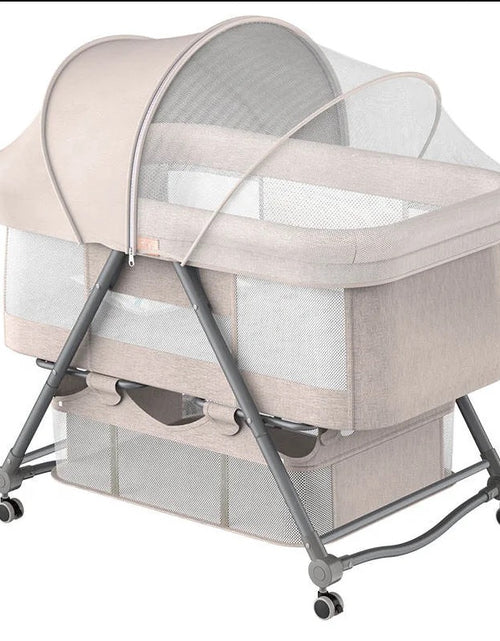 Load image into Gallery viewer, Light Foldable Rocking Baby Crib
