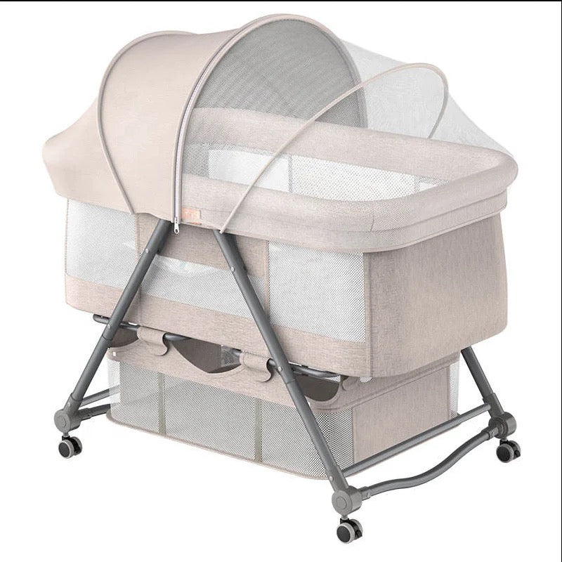 Light Foldable Rocking Baby Crib