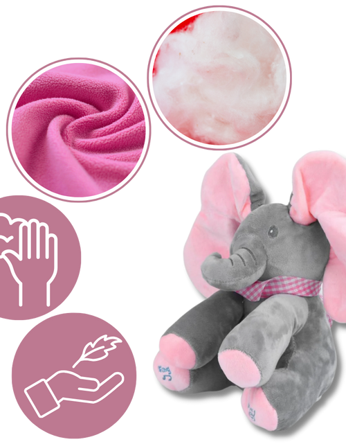 Load image into Gallery viewer, Cute Baby Elephant Peekaboo Fun! 🐘🎈
