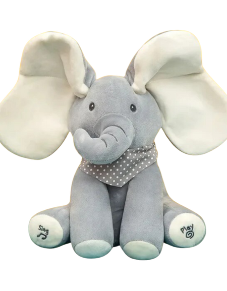 Cute Baby Elephant Peekaboo Fun! 🐘🎈