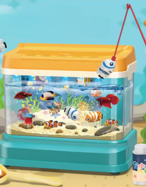 Load image into Gallery viewer, SeaWorld Fun Interactive Musical Fishing Aquarium for Kids
