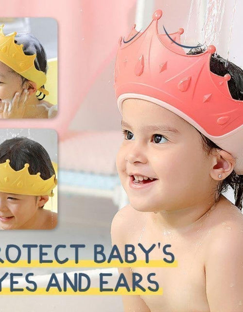 Load image into Gallery viewer, Baby Shower Cap Waterproof Shampoo Hat
