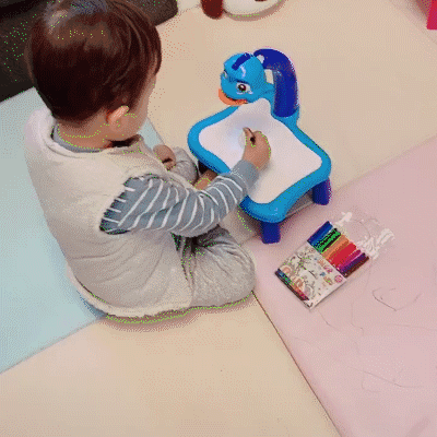 Load image into Gallery viewer, Led Projector Art Drawing Table For Kids
