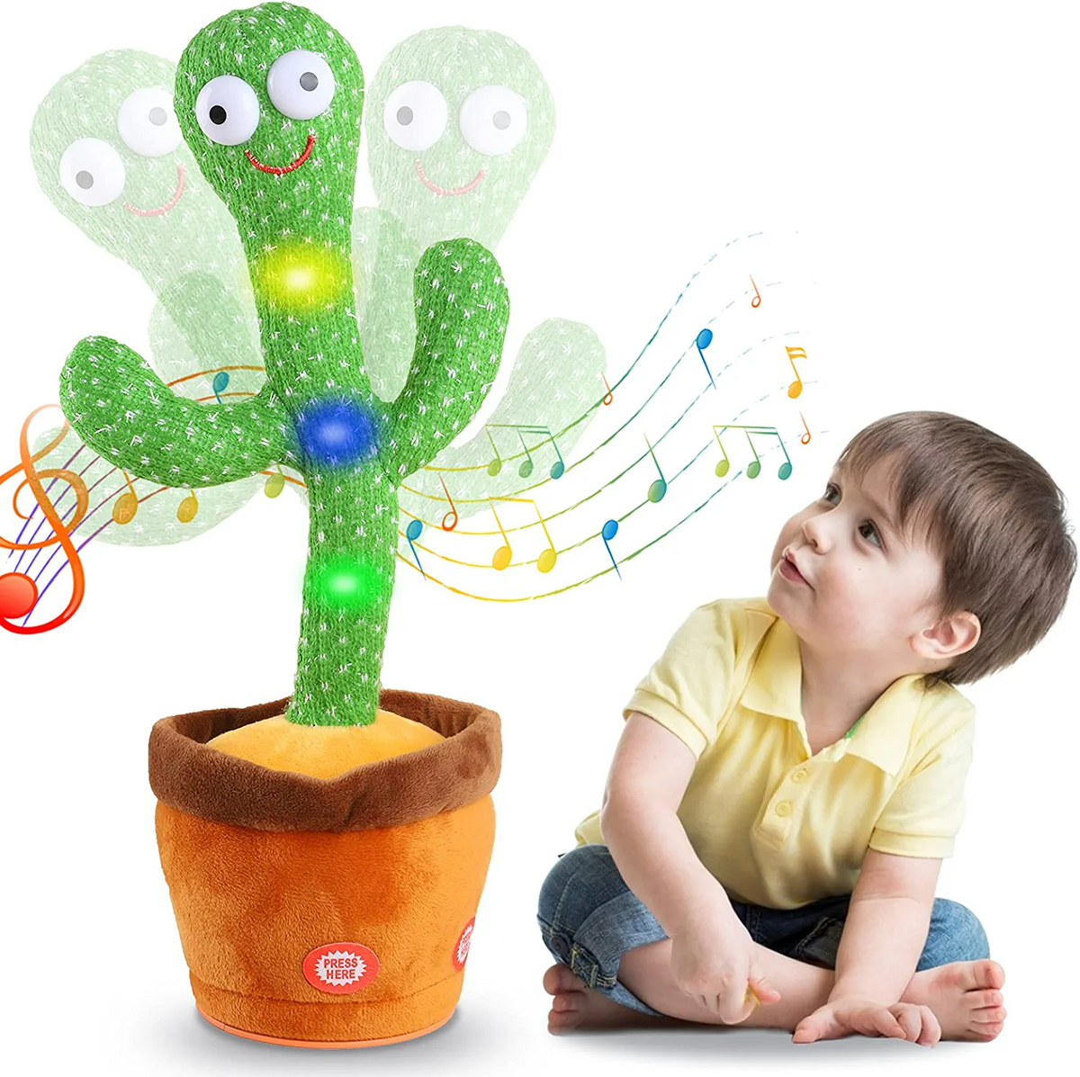 Dancing Cactus Mimicking Toy Repeats What You Say 🌵 – Pana Playhouse