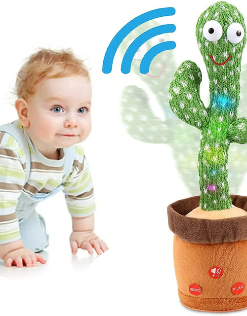 Load image into Gallery viewer, Dancing Cactus Mimicking Toy Repeats What You Say  🌵
