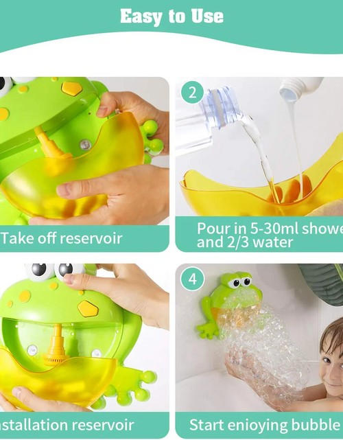 Load image into Gallery viewer, Baby Bath Bubble Maker Blower Toys
