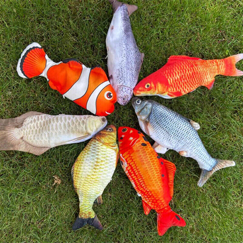 Realistic Fish baby Lullaby Moving Fish Toy