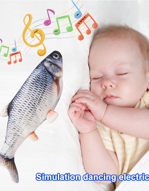 Load image into Gallery viewer, Realistic Fish baby Lullaby Moving Fish Toy
