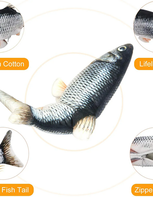 Load image into Gallery viewer, Realistic Fish baby Lullaby Moving Fish Toy
