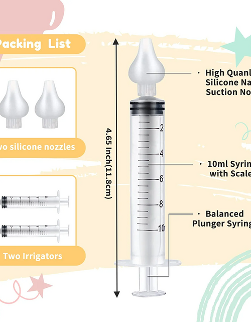 Load image into Gallery viewer, Nose Cleaner Baby Nose Sucker Nose Rinsing Tool
