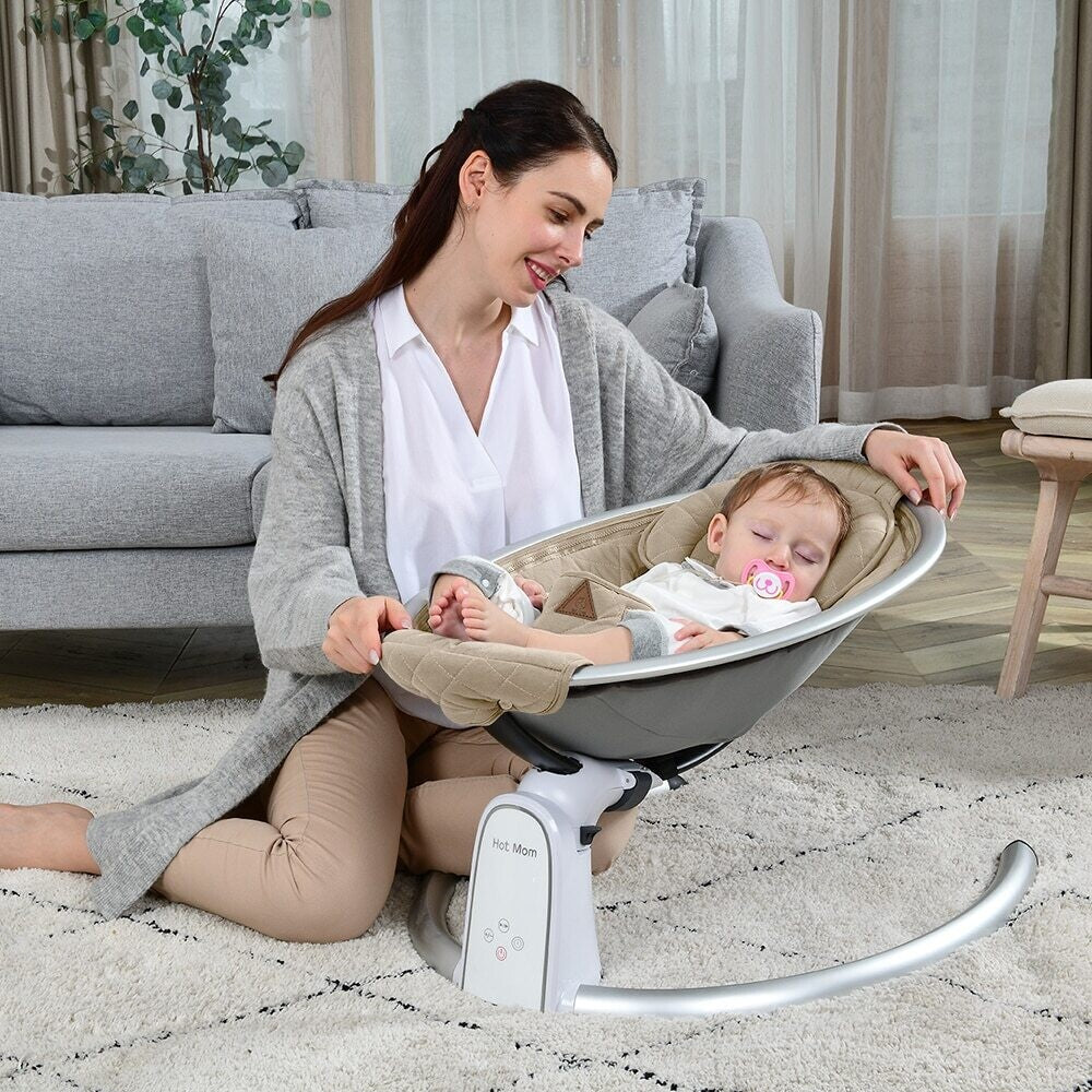 Electric Baby Swing with bluetooth Control Music Lullabies