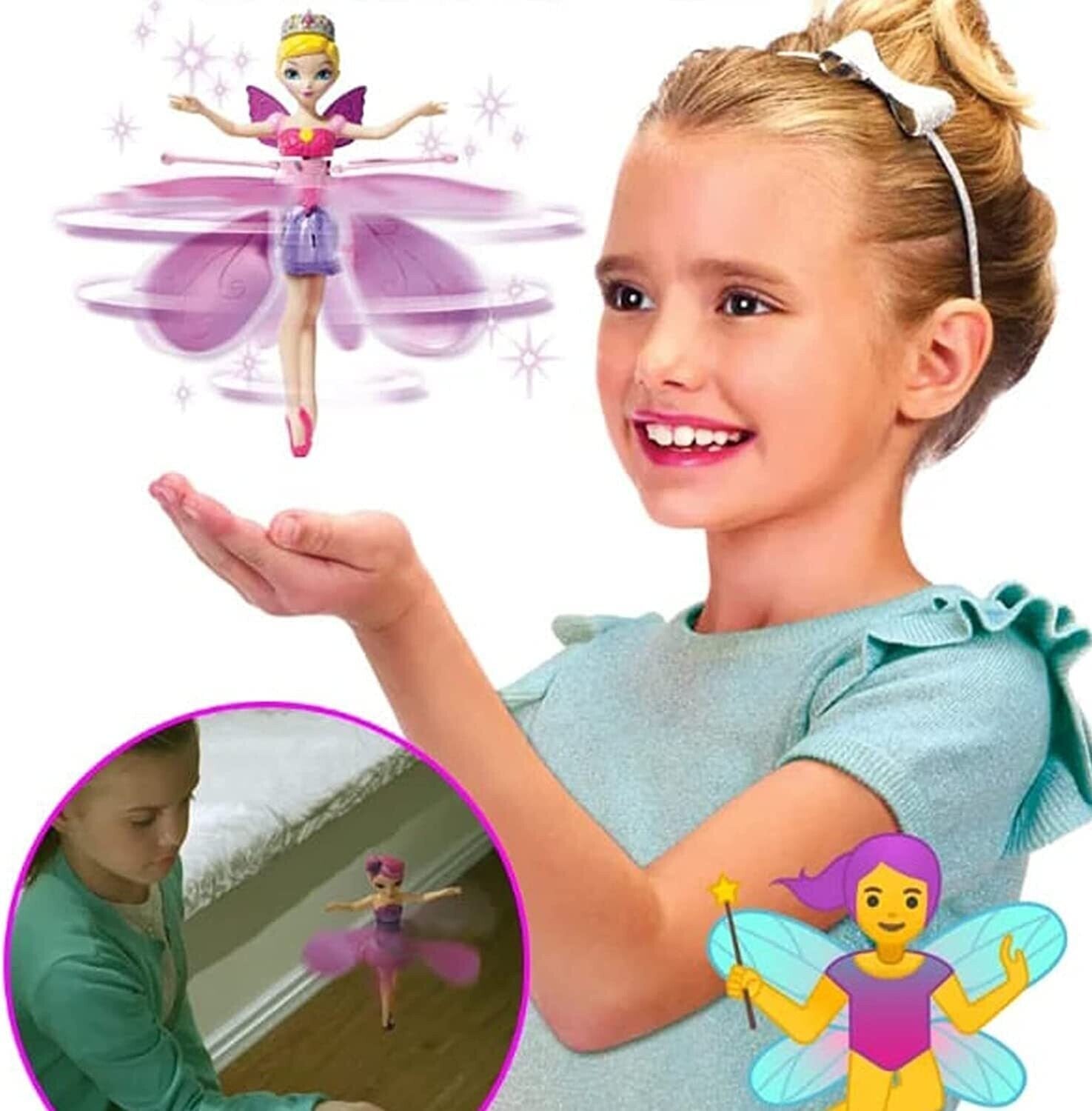 Flying Fairy Princess Doll Mini Butterfly Panadoll