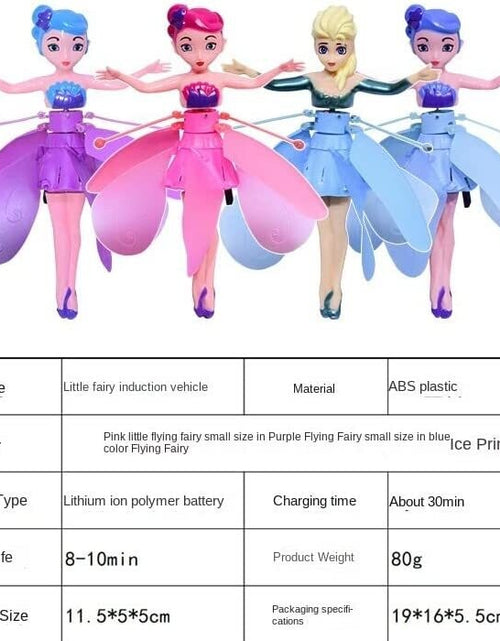 Load image into Gallery viewer, Flying Fairy Princess Doll Mini Butterfly Panadoll
