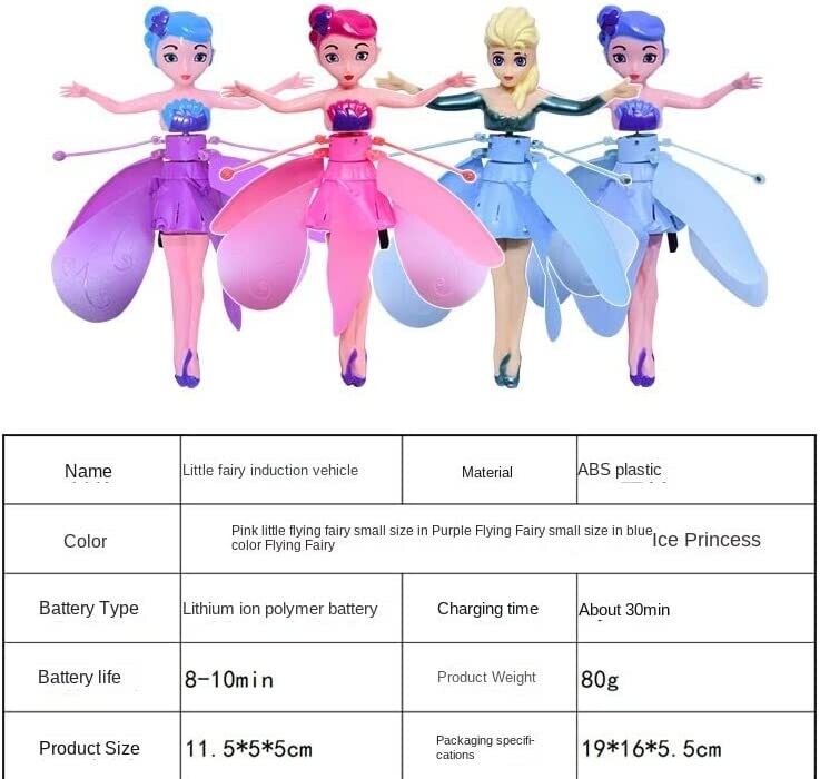 Flying Fairy Princess Doll Mini Butterfly Panadoll