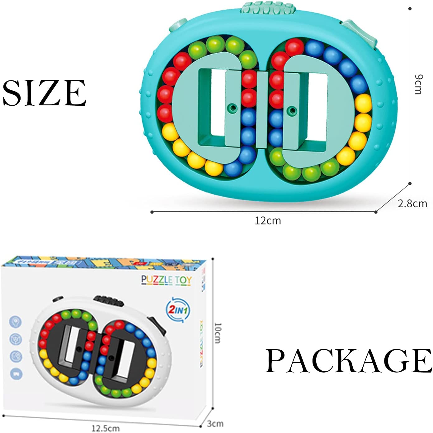 Ball rotating puzzle game magic beans toys