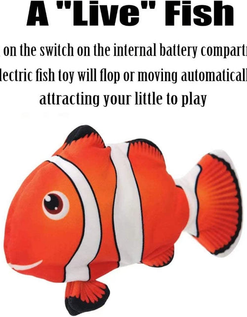 Load image into Gallery viewer, Realistic Fish baby Lullaby Moving Fish Toy
