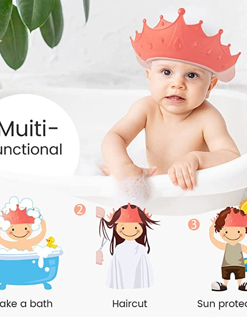 Load image into Gallery viewer, Baby Shower Cap Waterproof Shampoo Hat
