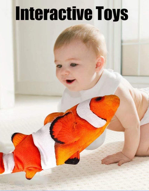 Load image into Gallery viewer, Realistic Fish baby Lullaby Moving Fish Toy
