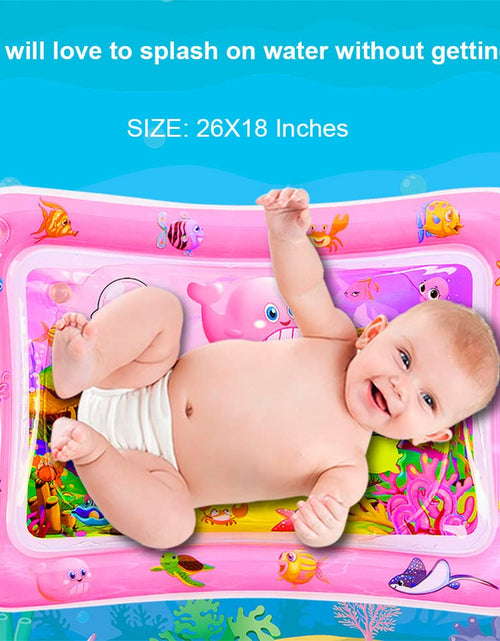 Load image into Gallery viewer, Water Play Mat for Babies Inflatable Tummy Time Water Play Mat
