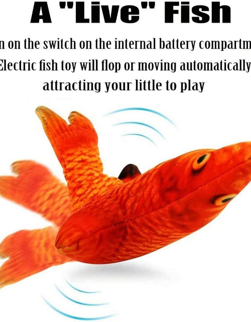 Load image into Gallery viewer, Realistic Fish baby Lullaby Moving Fish Toy
