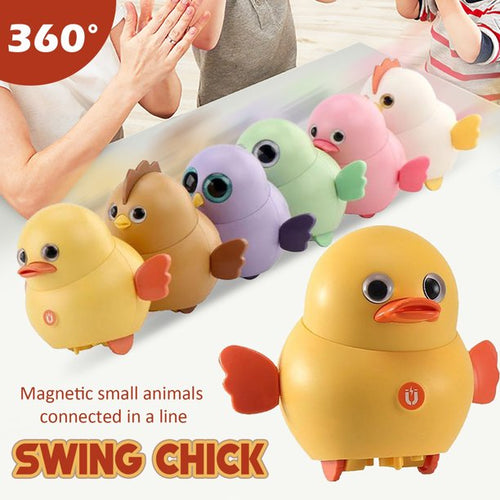 Load image into Gallery viewer, Cute Swinging Magnetic Walking Chicken Squad Toy
