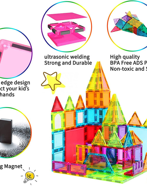 Load image into Gallery viewer, Magnetic Tiles Building Blocks, Magnet Toys for Kids
