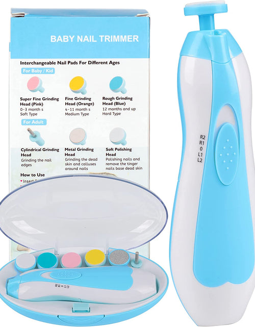 Load image into Gallery viewer, Baby Nail Clippers Safe Electric Baby Nail Trimmer
