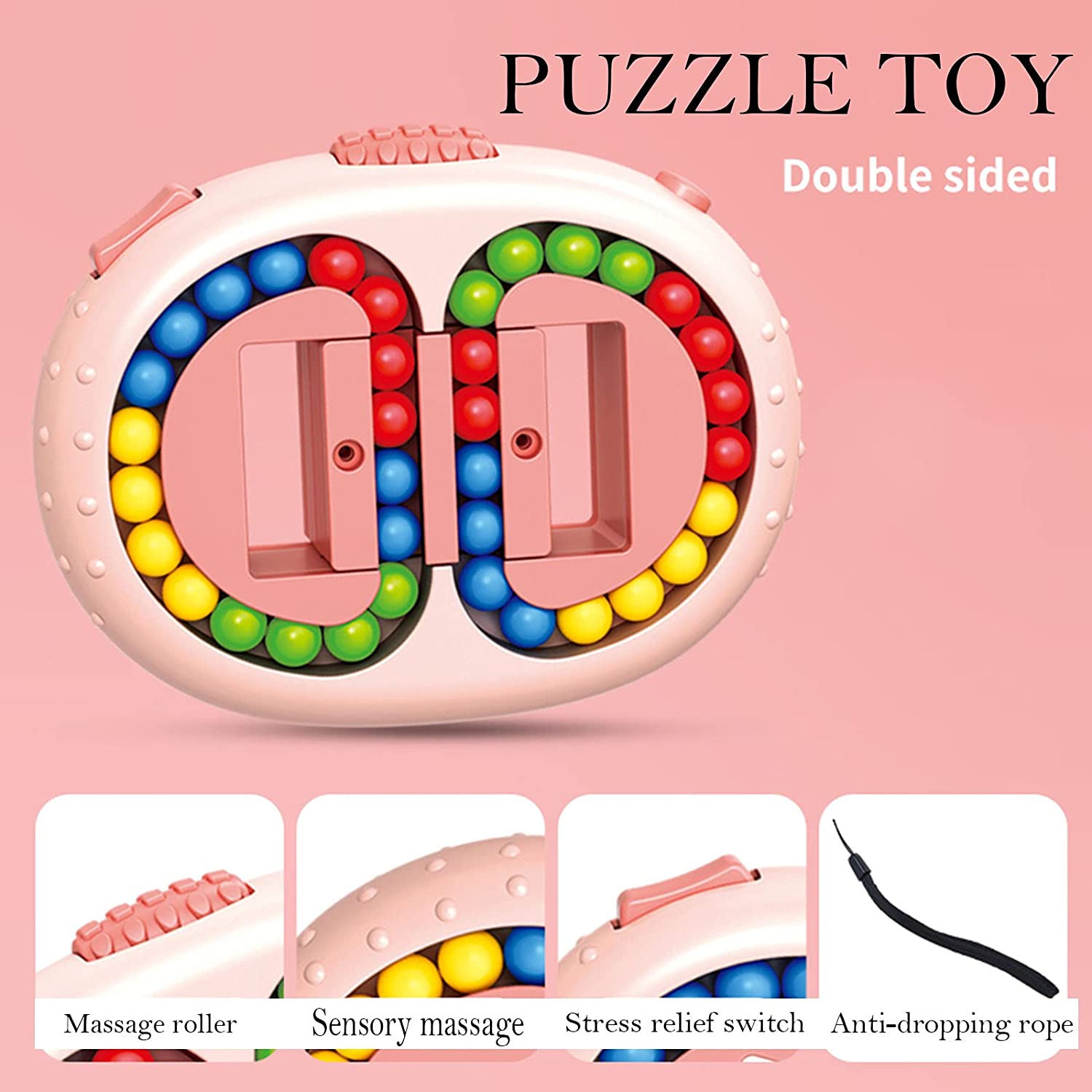 Ball rotating puzzle game magic beans toys