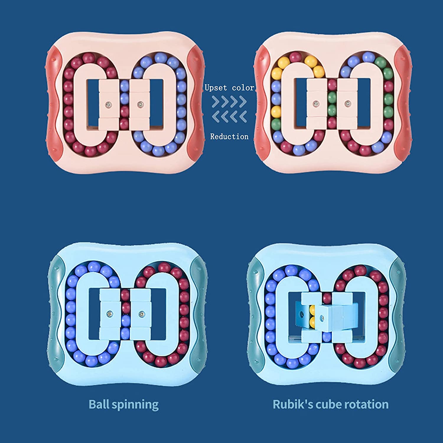 Ball rotating puzzle game magic beans toys